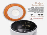 4-in-1 Portable Espresso Coffee Maker Work with NES/DG Capsule and Ground Coffee Cordless 17Bar V1294-YM0901-H49315W