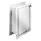 Pet Door, 23.6 x 33.5 cm Metal Frame with Lock and 3-Flap System, Weatherproof Doggy Door, Easy to V952-QSCWMSMTZ3P0LV4GIV0