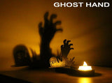 6PCS Halloween Table Decorations Ghost Sign Candle Holder Set for Home Farmhouse Indoor Party Decor, V1237-ZY00B0DBZ9FNPH