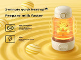 Portable Bottle Warmer for Travel, Fast Heating in for Breast Milk and Formula, with LED Display, V1192-AZ-W-2598