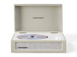 Crosley Voyager Portable Retro CD Player with Stereo Bluetooth Speakers, FM Radio - Dune V398-CR3517A-DU