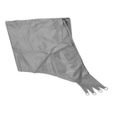 Quadrilateral Shade Sail Garden Sunshade Canopy Rainproof Sun Shade for Outdoor SummerGray 4x5m V1294-YM0901-3111210096812