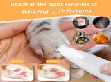 Cat Grooming Trimmer, Low Noise Waterproof Rechargeable Pet Paw Trimmer for Paws, Ears, Face, Eyes V1192-AZ-W-17635