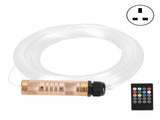 10W RGBW Fiber Optic Light with Remote Control Car Ceiling KTV Bar Decoration 0.75mm x 2mUK 100240V V1294-YM0901-3119210017613