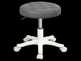 Levede 2x Rolling Bar Stool Swivel Salon SPA Chair Grey BR1065-GYX2