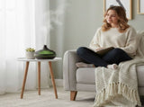 (2-Pack) 550ml Wood-Grain Ultrasonic Aroma Diffuser and Humidifier with 7-Color LED Night Light and V1265-AU-178-SHENMU-2