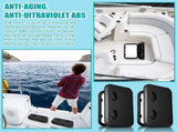 2 Pcs Deck Access Hatch Rectangle Boat Deck Hatch & Lid with 20 Screws Non Slip Surface for V1258-DP02-C-3039