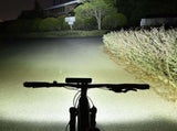 Brand new super bright aluminum alloy bicycle light - USB charging - ideal for mountain bike night V1106-HECE-002