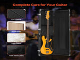 Bass Guitar Hard Case, 1220 mm Rectangular Guitar Hard Case, With Lock Latch Keys Handle, PVC V952-JXJTYHJXJHBBVUUYRV0