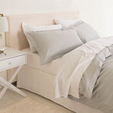 Royal Comfort - Balmain 1000TC Bamboo cotton Quilt Cover Sets - Cool Grey ABM-10002056