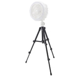 Tripod Fan Light with Tripod Folding 120&deg Oscillating Fan 4 Adjustable Wind Speeds 3 Adjustable V1294-YM0901-3113240155911