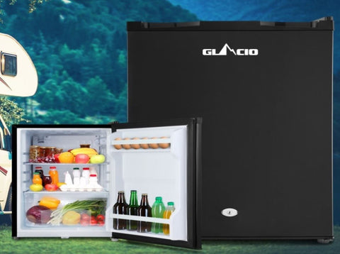 Glacio 80L Portable Fridge Bar Upright 12V/24V/240V Camping Caravan PFN-F-80-S-BK