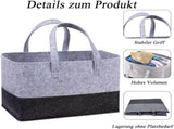 5 pcs Tote bag, bag, foldable basket, large bag, felt tote bag, reusable V1188-MS-313-0626