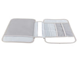 Multifunctional Document Storage Box Large Capacity Two Layer Liner Home Certificate Organizer White V1294-YM0706-3117230132214