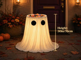 Halloween Decorations Outdoor Indoor, 30IN Lighted Ghost Candy Bowl with Timer Remote & Large V1107-130-52838