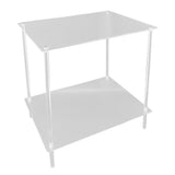 Side Table Acrylic 2 Tier Simple Lightweight Modern Bedside Table for Living Room Bedroom V1294-YM0901-3116240024911