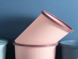 Trash Bin Plastic Exquisite Modern Garbage Container Can for Bathroom Kitchen Living Room Large Pink V1294-YM0710-3117230371814