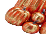 7pcs Simulated Pumpkin Glossy Paint Lightweight Creative Reusable Foam Pumpkin for Decoration Prop V1294-YM0901-3115240060516