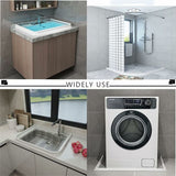 2M/78In Silicone Threshold Water Barrier, Wet ROom Floor Water Barrier, Bathroom Water DAm, V1188-MS-227-2550