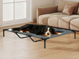 Pawz Elevated Pet Bed Raised Dog Bed Large Cooling Bed PT1348-BK-AU