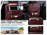 Car Back Seat Organizer with Foldable Table Tray Universal Rear Seat Storage Bag, Multi-Pocket V1107-CS-QCZYKBSNDHO