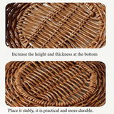 Floral Rattan-Look Woven Storage 3-Piece Set Eco-Friendly PP Material, Hand-Woven, One V1232-MHK-SJT-001