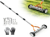 15-Inch Thatch Rake with Rollers, Heavy-Duty Steel Dethatcher Rake for Lawn
0-15&deg Adjustable Angle V1107-CS-RKVHSJ43