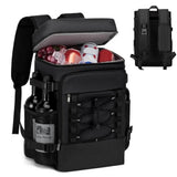 25L Insulated Cooler Backpack Freshness Preservation Backpack - Grey V1308-DSZKI-203-2