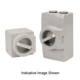 NHP Isolating Switch Surface Mounting Weatherproof 2P 20A 250V Grey IP66 NL120L V1202-V1-NHPNL120L