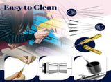 Airbrush Kit with Compressor, 48PSI High Pressure Air Kit with 0.3/0.5mm Nozzle and Cleaning V1370-AZ4-07589