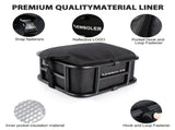 Black bike rear rack, universal bike rack, bicycle cargo rack, bike storage, cycling accessories, V1106-140-BLA-40007