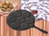 SOGA 2X 23cm Cast Iron Takoyaki Fry Pan Octopus Balls Maker 7 Hole Cavities Grill Mold ZPAI022X2
