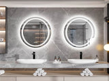 60x80cm Oval Backlit Front LED Bathroom Mirror Dimmable Shatter-Proof Vanity Mirror V767-XMR-T18-822-AU-V1