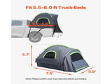 Truck Tent 5.5-6.0ft Waterproof PU2000 Truck Bed Camping Tent 2-3 Person V952-CZZPPTK5560FS3CYXV0