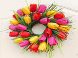 Spring & Summer Wreaths for Front Door Handcrafted Faux Flower Door Decor, Versatile Indoor & V1369-AZ3-W-23692