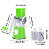 Grater, Cheese Grater Hand Crank, Rotary Cheese Grater Shredder, Kitchen Manual Mandolin Safe V1192-AZ-W-29579