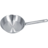 Stainless Steel Frying Pan Single Handle Fried Pan Cookware for Home induction Cooker8.7x2.0in V1294-YM0714-3118210229312