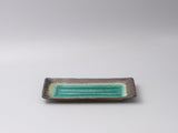 Plate Rectangular 22x14cm Jade Glaze V637-C0116