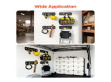 E-Track Tie-Down Rail Kit, Pack 0.4 m E Tracks Set, 21 Pcs Includes 2 Ratchet Straps & O-Rings & V952-SPEXGD13FT15AAGQD001V0