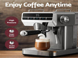 Devanti Cordless Wet Dry Vacuum Mop plus Coffee Maker Machine Espresso VAC-1809-CM-06-SS
