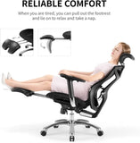 Sihoo Ergonomic Office Chair V1 4D Adjustable High-Back Breathable With Footrest And Lumbar Support V255-SIHOO-V1-001-GY