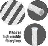 QZS 12 Pcs Replacement Torches Wicks, Long Life Fiberglass Replacement Wicks, Wicks for DIY Bottles V1189-WXFWAL-20260319-00109