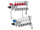 5-Branch Heat Manifold, 1/2" PEX Tubing Manifold, Stainless Steel PEX Manifold for Hydronic V952-DRFSQBXG5HLGXT75CV0