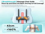 Wireless Multi-Zone Back and Lumbar Massager with Ergonomic Curved Design for Home Office Travel and V1341-ZY-SJNSXGGM-CREAMWHITE