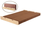 Artiss Folding Kraft Paper Bed Frame with Mattress and Pillow 300kg Capacity 200x120cm PAPER-BED-12023-BR-AB