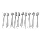 100PCS Ground Nail Galvanized Iron Rust Proof Artificial Turf Stakes for Weed Barriers Tent Garden V1294-YM0706-3111230171111
