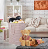 4PCS Fabric Storage Bag 2 Long Handles Easy Grasp Waterproof Coating Foldable Laundry Basket for V1294-YM0703-3117230046411