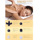 Full Body Handheld Massager - 6 Massage Heads Neck Shoulder Back Legs V238-SUPDZ-32459224645712