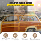 VEVOR Rubber Bungee Cords, 53 Pack 78.74cm Long, Weatherproof EPDM Rubber Tie Down Straps with V952-PBTCFSDGB3150CSPAV0