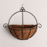 Plant Hanging Basket Outdoor Ceramic Outdoor Planter Hanging Basket Fiber Hanging Basket Palm V1370-AZ4-05832